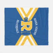 リバーヴィクセンス応援ユニフォーム フリースブランケット (正面(横))