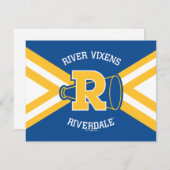 リバーヴィクセン応援ユニフォーム ノートカード (正面/裏面)