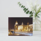 リバー建物&カナル，リバプールUK ポストカード (スタンド正面)