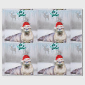 リバー素晴らしオッタークリスマスギフトラップ ラッピングペーパー (フラット)