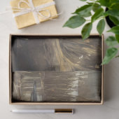 リバー素朴オッター野生生物絵を描のデコペ 薄葉紙 (ギフト)