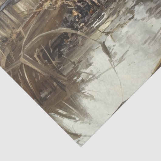 リバー素朴オッター野生生物絵を描のデコペ 薄葉紙 (詳細)