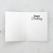 リバー色彩の鮮やかアンドツリーズアートハッピーバースデーカード カード (内部)