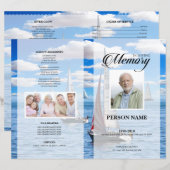 リバー葬儀テンプレート (正面/裏面)