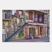 リバー通り、サバンナグルジア旅行写真 ラッピングペーパーシート (正面)