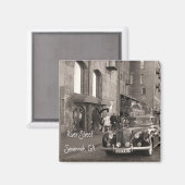 リバー通り、サバンナ州(GA) マグネット (正面/裏面)