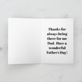 リバー・ボンド：父と子の釣り カード (内部)