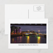 リバー・リフィー・アイルランド、IFSC & Dublin Port ポストカード (正面/裏面)