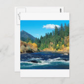 リバー・ローグ シスキュー・フォレスト オレゴン ポストカード (正面/裏面)