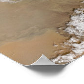 リバ吹イビア沖のほこり ポスター (角)