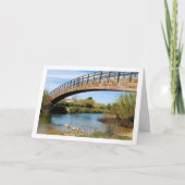 リバ・ロハ・デ・トゥリアの橋, スペインの町 カード (正面)