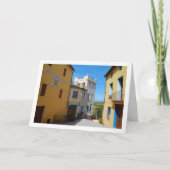 リバ・ロハ・デ・トゥリアの通り、スペインの町 カード (正面)