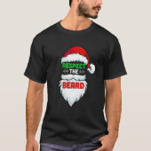 リパクトザヒゲサンタクロースクリスマスクリスマスメンD Tシャツ (正面)