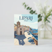 リパリ旧港 イタリア ポストカード (スタンド正面)