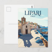 リパリ旧港 イタリア ポストカード (正面/裏面)