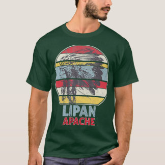 リパンアパッチ先住民メキシコインディアンレトロサン Tシャツ