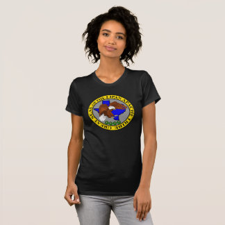 リパンApache Tribeのシ素晴らしールウォメンズダークTシャツ Tシャツ