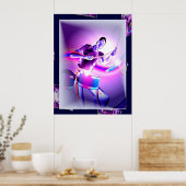 リパーカッション – パープルドラマー ポスター (キッチン)