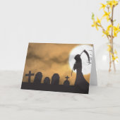 リパーハロウィーン カード (黄色い花)