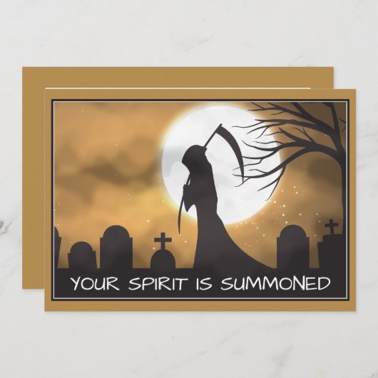 リパーハロウィーン 招待状 (正面/裏面)