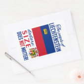 リヒテンシュタインのシール 長方形シール (封筒)