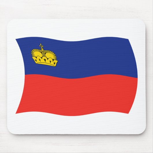 リヒテンシュタインの国旗マウスパッド マウスパッド (正面)
