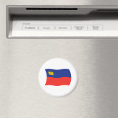 リヒテンシュタインの国旗マグネット マグネット (インサイチュ (食洗機))