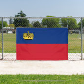 リヒテンシュタインの国旗 横断幕 (インサイチュ)