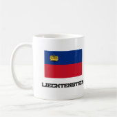 リヒテンシュタインの旗 コーヒーマグカップ (左)