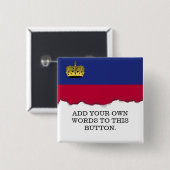 リヒテンシュタインの旗 缶バッジ (正面&裏面)