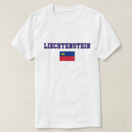 リヒテンシュタインプライド国旗Tシャツを抱く Tシャツ