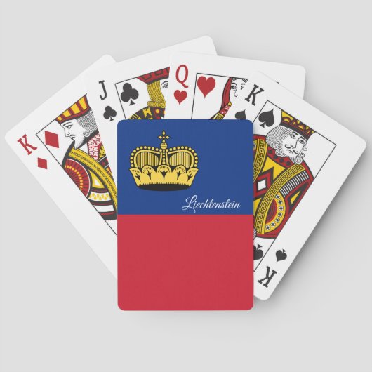 リヒテンシュタイン国旗のゲーム，トランプ トランプ (裏面)