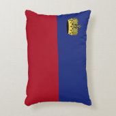 リヒテンシュタイン国旗 アクセントクッション (正面(垂直))