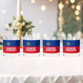 リヒテンシュタイン国旗 ウイスキーグラス