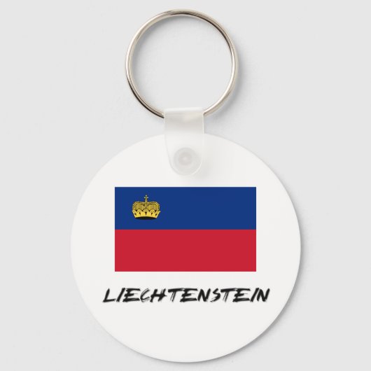 リヒテンシュタイン国旗 キーホルダー (正面)