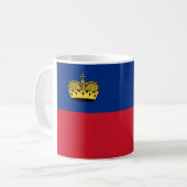 リヒテンシュタイン国旗 コーヒーマグカップ (正面左)