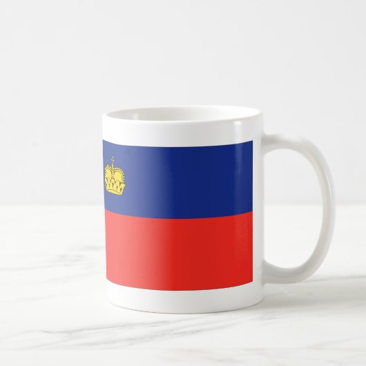 リヒテンシュタイン国旗 コーヒーマグカップ (右)