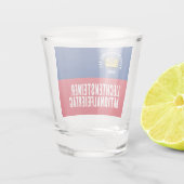 リヒテンシュタイン国旗 ショットグラス (裏面)