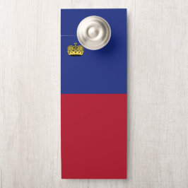 リヒテンシュタイン国旗 ドアノブサイン