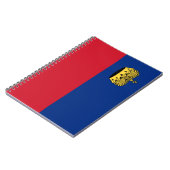 リヒテンシュタイン国旗 ノートブック (左側)