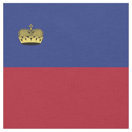 リヒテンシュタイン国旗 ファブリック (クローズアップ)