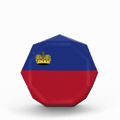 リヒテンシュタイン国旗 フォトブロック (正面)