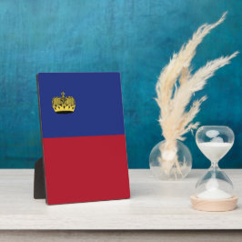 リヒテンシュタイン国旗 フォトプラーク