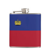 リヒテンシュタイン国旗 フラスク (正面)