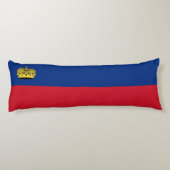 リヒテンシュタイン国旗 ボディピロー (裏面)