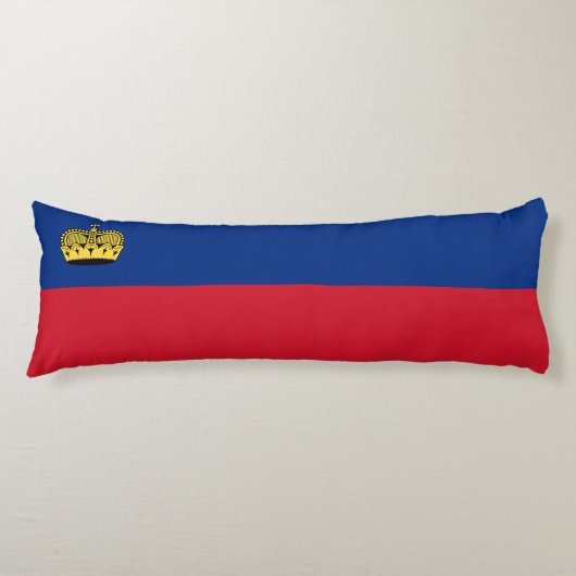 リヒテンシュタイン国旗 ボディピロー (正面)