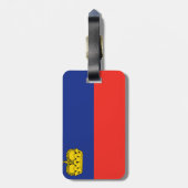 リヒテンシュタイン国旗 ラゲッジタグ (裏面縦)