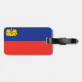 リヒテンシュタイン国旗 ラゲッジタグ (裏面横)