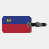 リヒテンシュタイン国旗 ラゲッジタグ (裏面横)