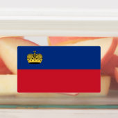 リヒテンシュタイン国旗 ラベル (貼付)